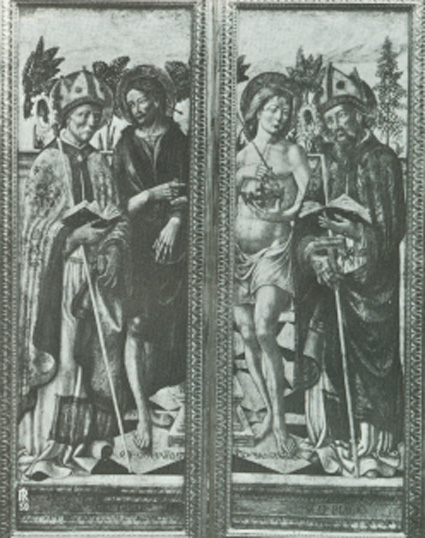 Sant'Agostino vescovo e san Biagio di Andrea di Niccol