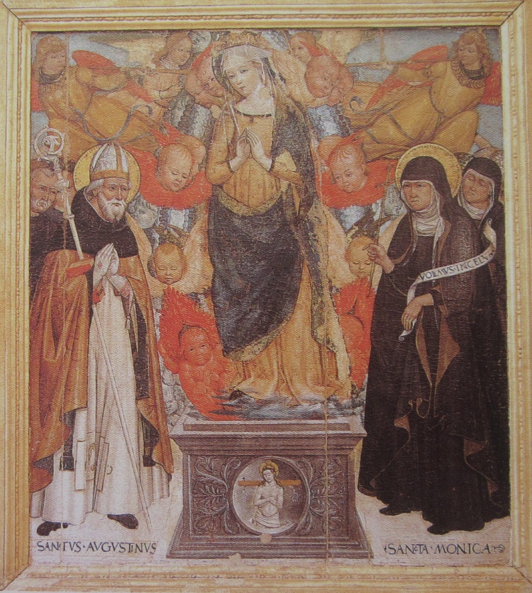 Agostino, Monica e la Vergine