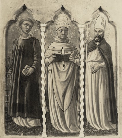 San Lorenzo, Gregorio e sant'Agostino