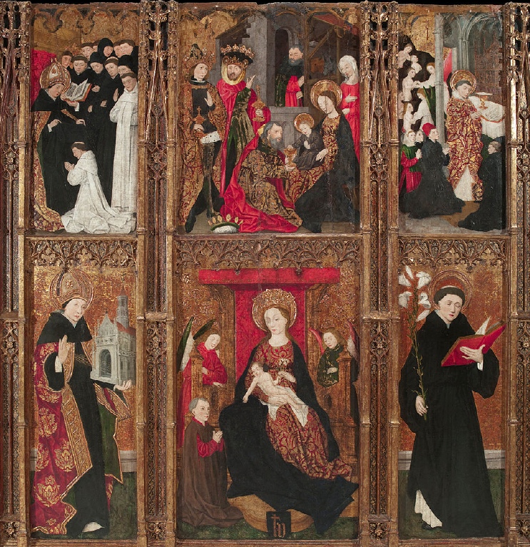 Epifania e la Vergine con i Santi Agostino e Nicola