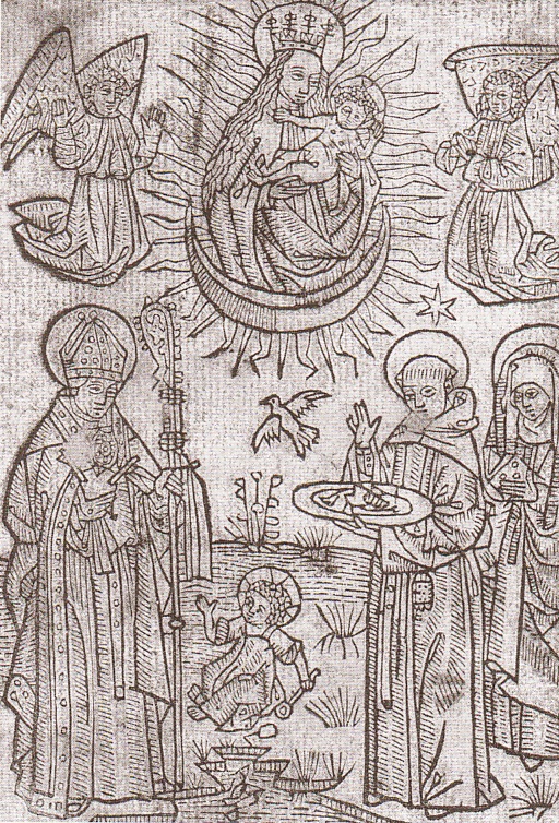 Madonna col Bambino fra due angeli con i santi Agostino, Monica e Nicola da Tolentino 