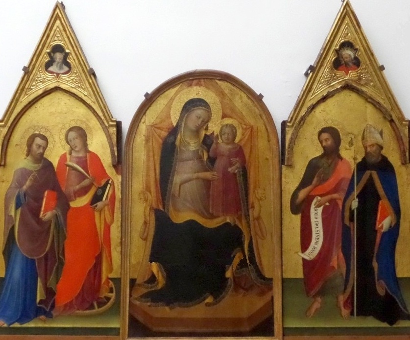 Madonna col Bambino tra i santi Giovanni Evangelista e Caterina, Giovanni Battista e Agostino