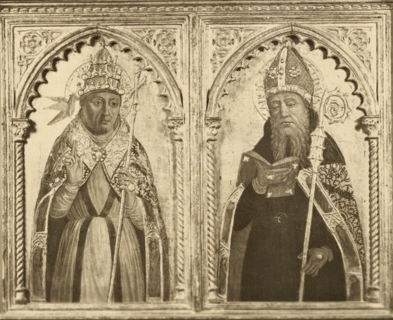 San Gregorio papa e sant'Agostino