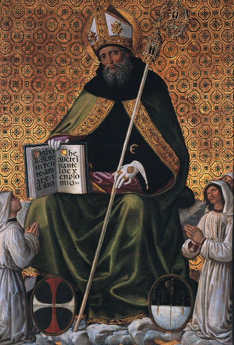 Sant'Agostino consegna la Regola ai frati
