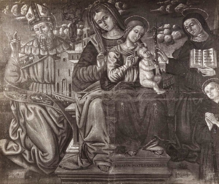 Sant'Anna, la Madonna con Ges Bambino, e i santi Agostino, Monica e Nicola da Tolentino