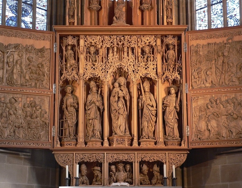 L'altare di Hans Seyfer nella chiesa di san Kilian