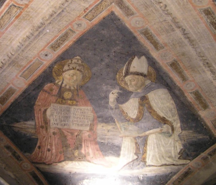 San Gregorio Magno e sant'Agostino