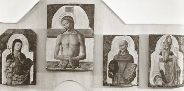 Santa Chiara, Cristo, San Bernardino da Siena e Sant'Agostino
