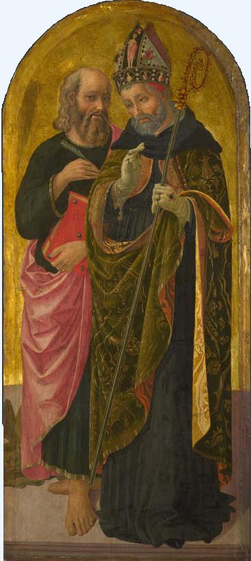 Sant'Agostino vescovo e san Marco