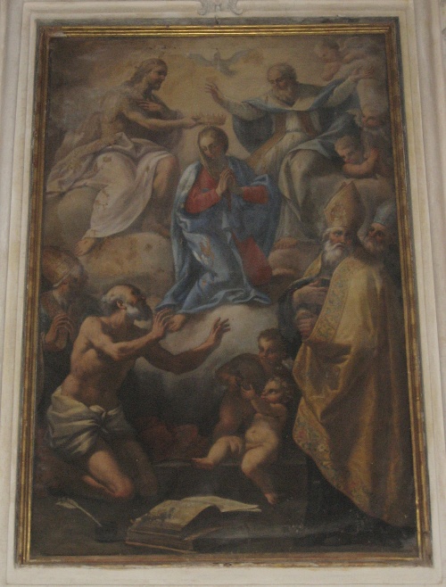 Incoronazione della Vergine tra i santi Agostino, Biagio, Gregorio Magno e Gerolamo