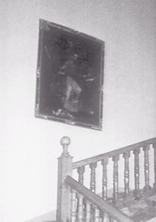 La scala dei Dottori con il quadro di sant'Agostno all'interno del monastero