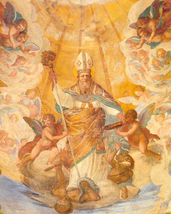 Sant'Agostino in trono di Bartolomeo Barbiani nella Chiesa di sant'Agostino a Montepulciano