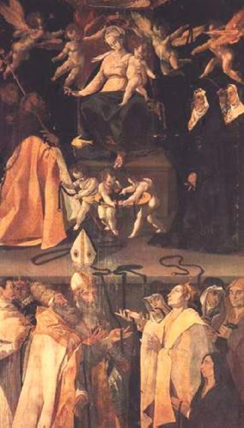 Madonna della Cintura con i santi Agostino e Monica della chiesa di sant'Agostino a Narni