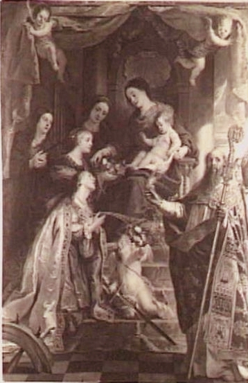 Maria con il bambino e i santi Maria Maddalena, Cecilia, Dorotea, Caterina e Agostino