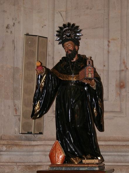 Sant'Agostino monaco e cardioforo di Cosimo Fanzago a Salamanca
