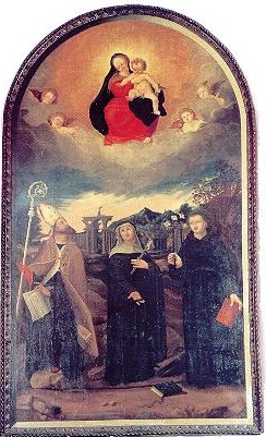 Madonna con il Bambino e i santi Agostino, Monica e Nicola da Tolentino