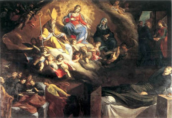 L'apparizione della Vergine e di S.Agostino a S. Nicola
