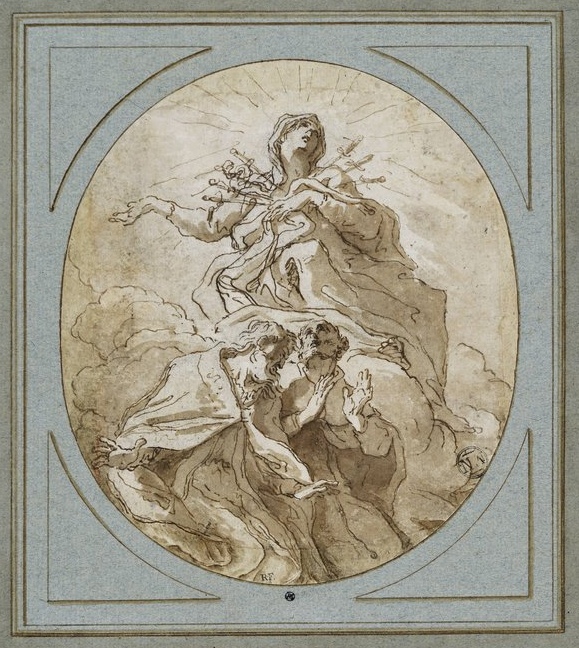 La Vergine dalle sette spade con i santi Agostino e Nicola da Tolentino