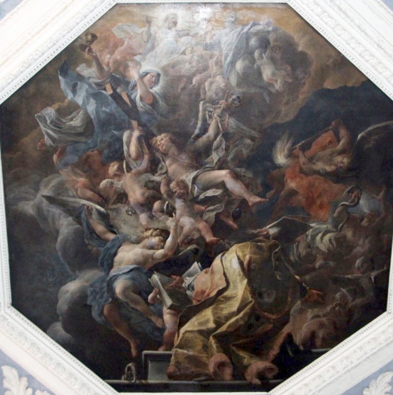 Trionfo della Fede con sant'Agostino in estasi
