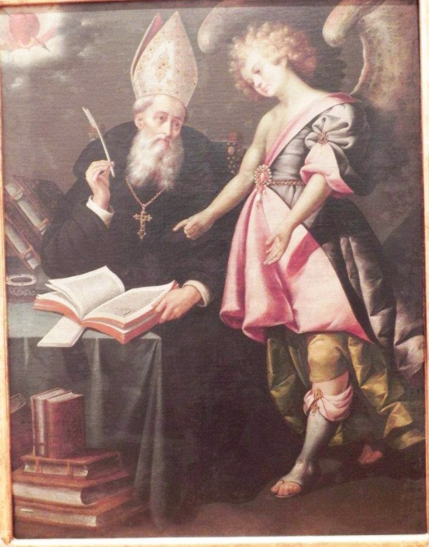 Sant'Agostino e l'angelo