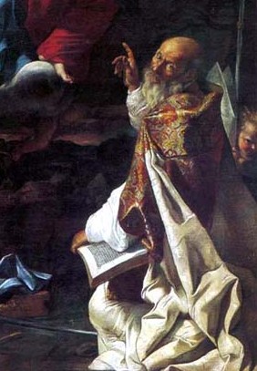 Vergine con il Bambino in gloria tra i santi Agostino, Carlo Borromeo e Caterina d'Alessandria