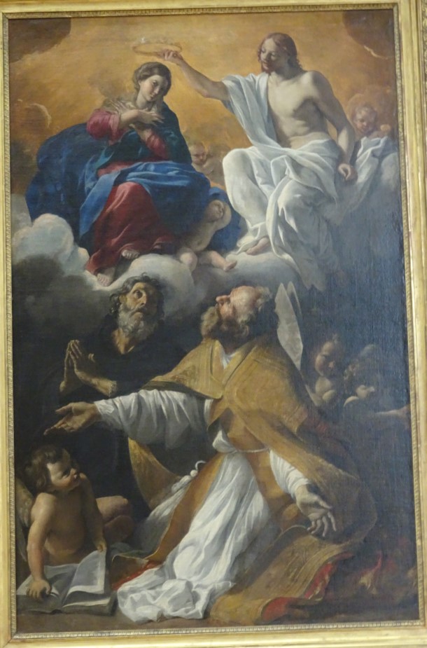 Incoronazione della Vergine con Agostino e Guglielmo al Louvre