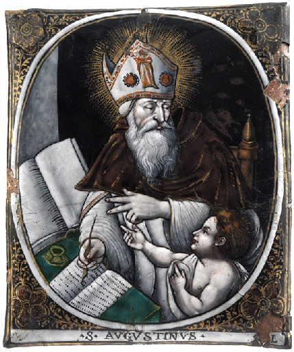 Agostino vescovo scrive libri