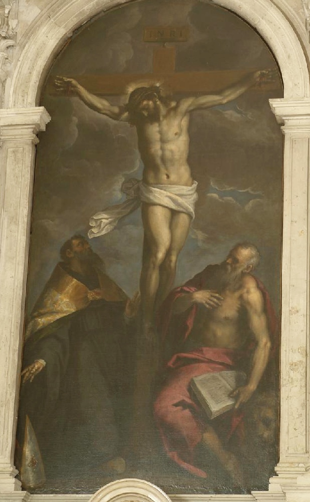 Il Crocifisso fra i santi Agostino e Gerolamo