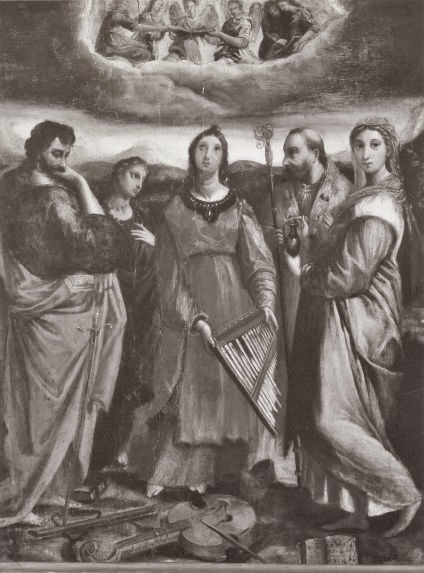 Estasi di santa Cecilia tra san Paolo, san Giovanni Evangelista, sant'Agostino e santa Maria Maddalena