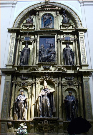 Immagine di Sant'Agostino vescovo nella chiesa di san Leandro a Siviglia