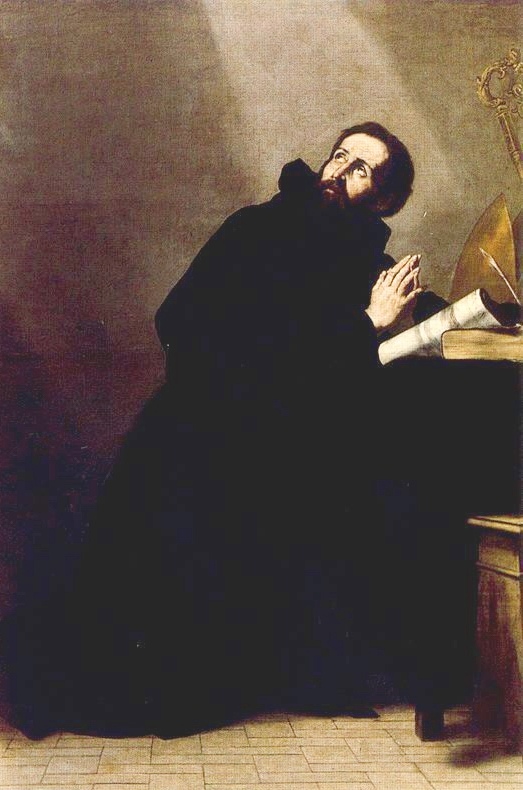Sant'Agostino in preghiera di Josè de Ribera detto lo Spagnoletto