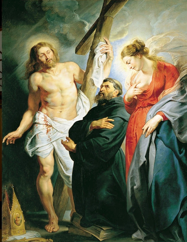Agostino tra il sangue di Cristo e il latte della Vergine di Peter Paul Rubens