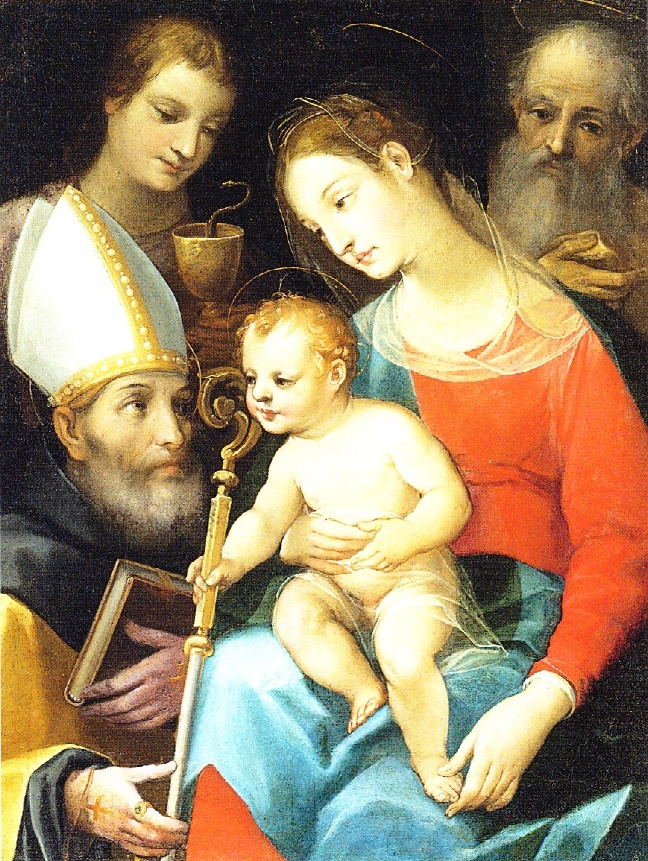 Madonna e Bambino con i santi Giuseppe, Agostino e Giovanni Evangelista
