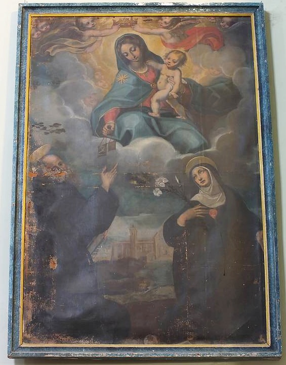 La Vergine con il Bambino e i santi Agostino e Monica