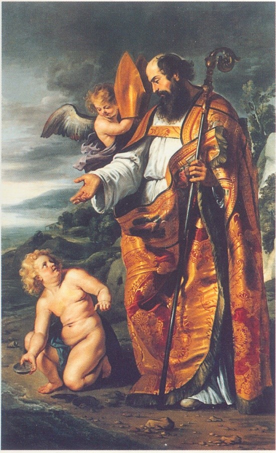 Il mistero della Trinit: Agostino e il bambino sulla spiaggia della Scuola del Rubens a Salamanca