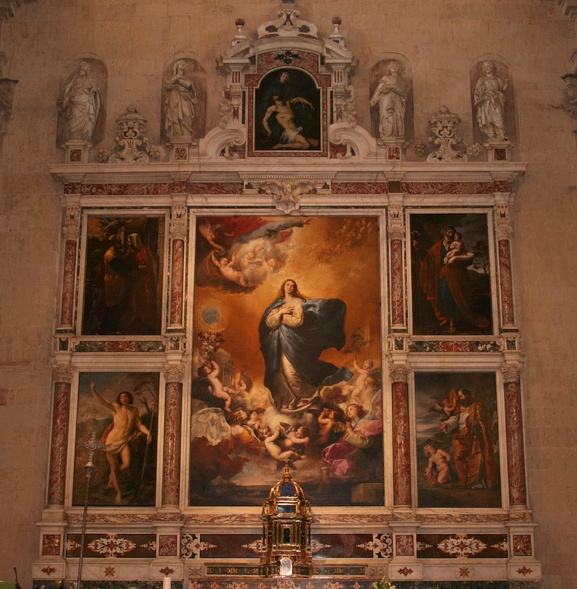 Il retablo di Ribera de la Purisima a Salamanca