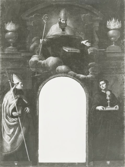 Sant'Agostino, san Nicola di Bari, san Nicola da Tolentino