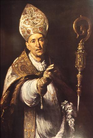 Agostino vescovo e Dottore della Chiesa di Bernardino Strozzi