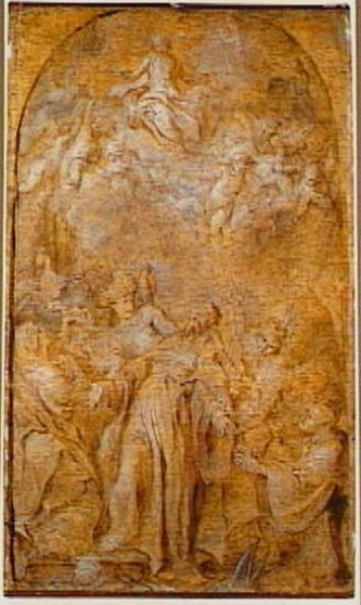 Estasi di sant'Agostino a Oxford, Ashmolean Museum