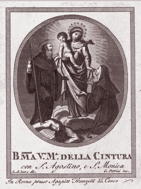 La Madonna della Cintura con Agostino e Monica