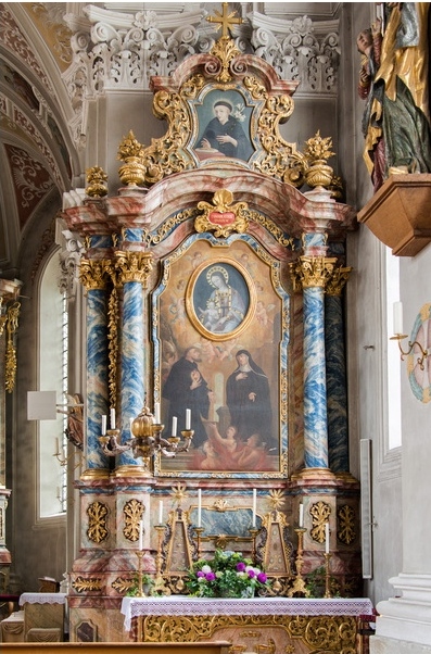 Madonna della Cintura con Agostino, Monica e anime del Purgatorio