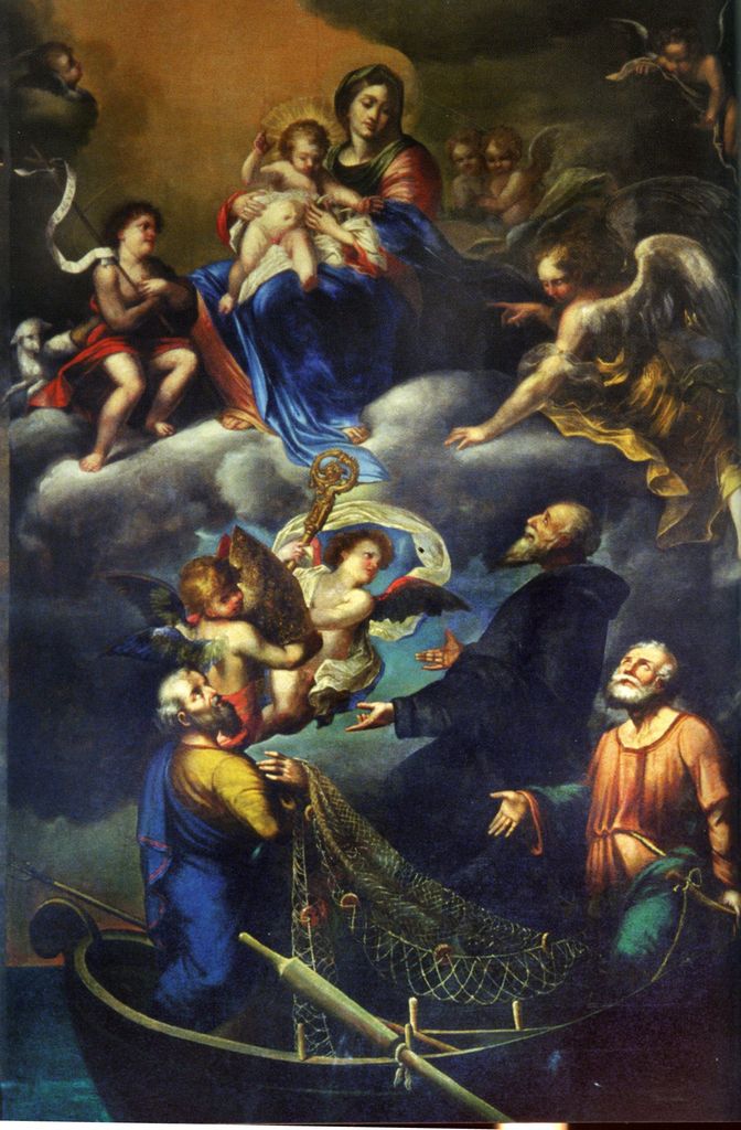 La Vergine e il Bambino appaiono ad Agostino e i santi Pietro ed Andrea
