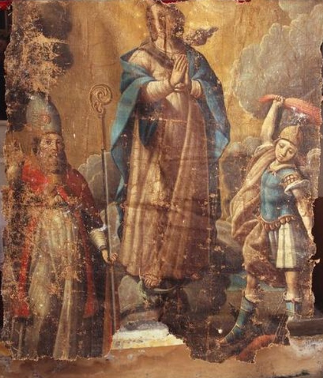 L'Immacolata Concezione con sant'Agostino e san Giorgio