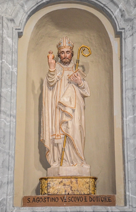 Sant'Agostino vescovo cardioforo