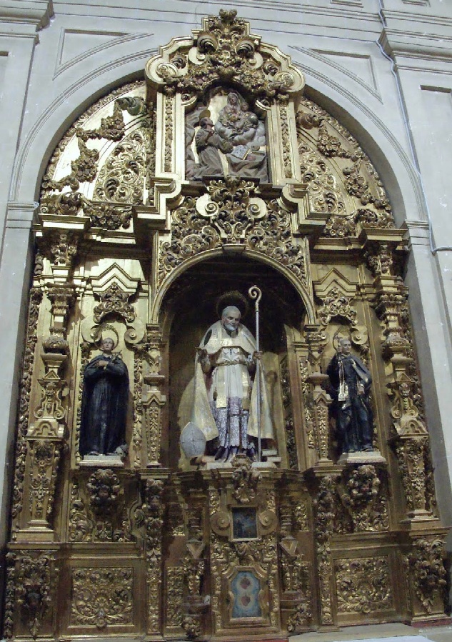 Il retablo di sant'Agostino nella chiesa del convento della Santissima Trinit