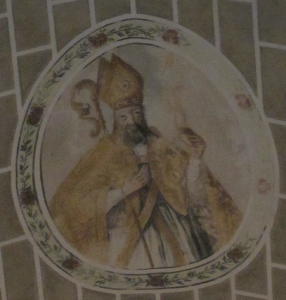 Agostino vescovo cardioforo nella cattedrale di Evora