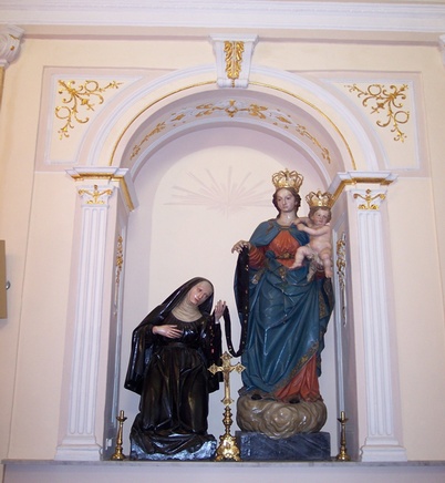 Madonna della Cintura con santa Monica
