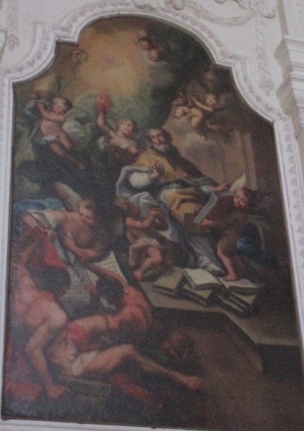 Agostino in estasi a Naro, chiesa di sant'Agostino