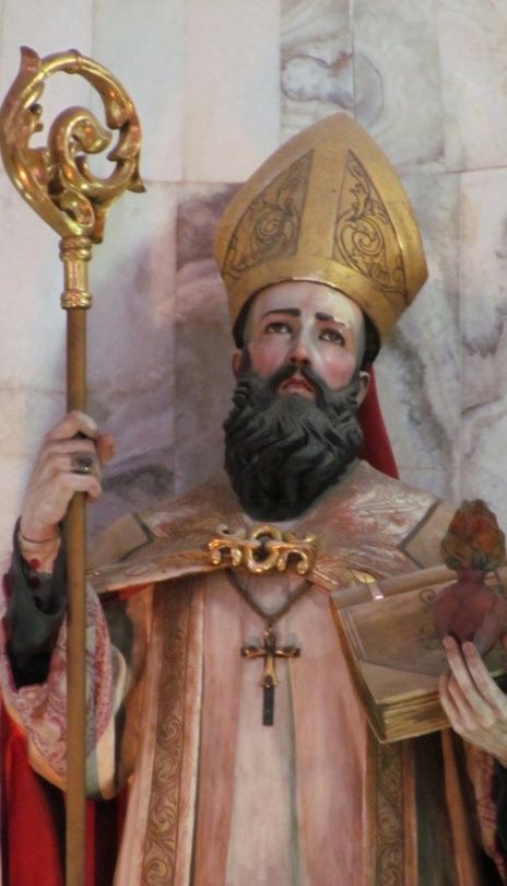 Agostino cardioforo vescovo e Dottore della Chiesa