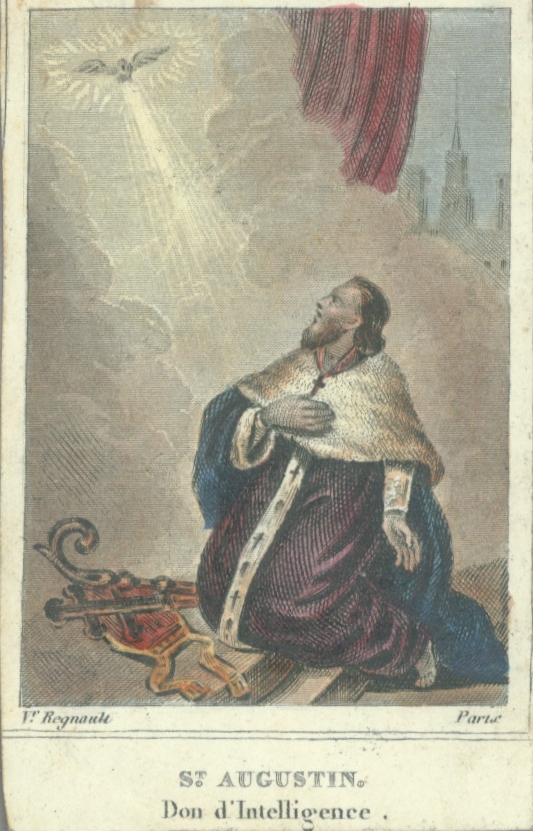 Sant'Agostino illuminato dallo Spirito santo